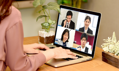 オンラインミーティングを使ったテレワーク